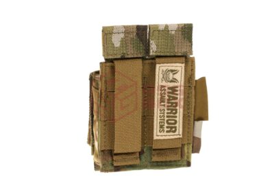 Warrior Direct Action Double Pistol Mag Pouch 9mm Multicam - obrazek 2