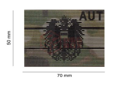 Clawgear Dual IR Patch Austria Multicam - obrazek 4