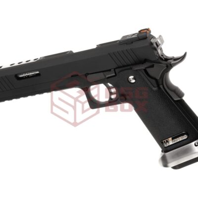 Alternative view of WE Hi-Capa 6 Force A Silver Barrel Full Metal GBB Black