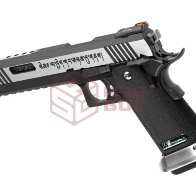 Alternative view of WE Hi-Capa 6 Force A Silver Barrel Full Metal GBB Dual Tone