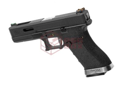WE G-Force 17 BK Silver Barrel Metal Version GBB Black - obrazek 2