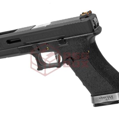 Alternative view of WE G-Force 17 BK Silver Barrel Metal Version GBB Black