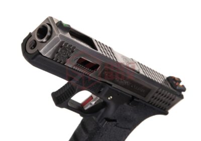 WE G-Force 17 SV Silver Barrel Metal Version GBB Black - obrazek 4