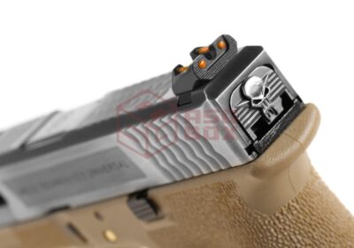 WE G-Force 17 SV Silver Barrel Metal Version GBB Desert - obrazek 5