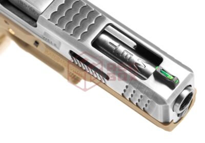 WE G-Force 17 SV Silver Barrel Metal Version GBB Desert - obrazek 6