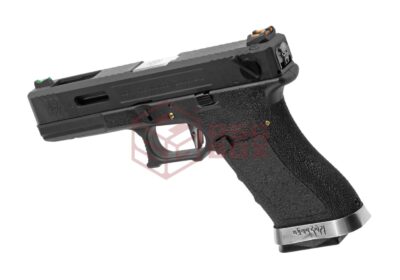 WE G-Force 18C BK Silver Barrel Metal Version GBB Black - obrazek 2