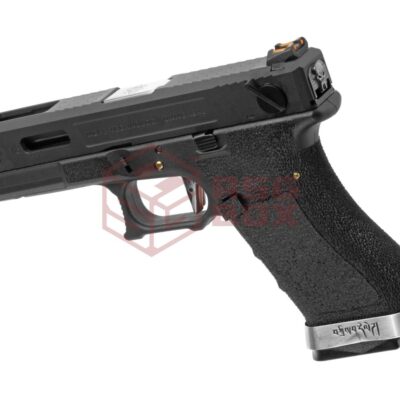 Alternative view of WE G-Force 18C BK Silver Barrel Metal Version GBB Black