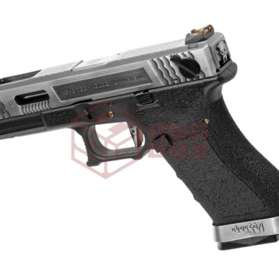 Alternative view of WE G-Force 18C SV Silver Barrel Metal Version GBB Black