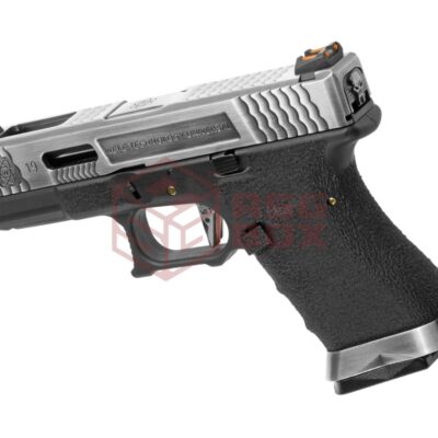 Alternative view of WE G-Force 19 SV Silver Barrel Metal Version GBB Black