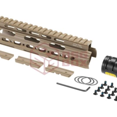 Alternative view of Leapers AR-15 7 Inch Super Slim Free Float Handguard Dark Earth