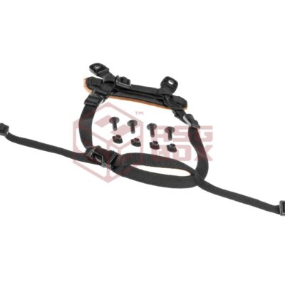 Alternative view of FMA MICH Helmet Retention System H-Nape Black