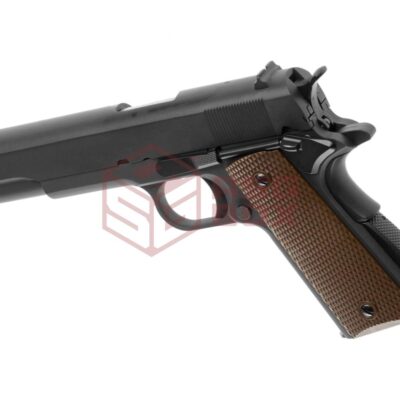 Alternative view of WE M1911 Full Metal V3 GBB Black