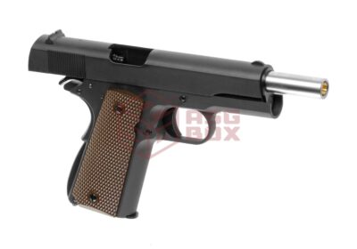 WE M1911 Full Metal V3 GBB Black - obrazek 3