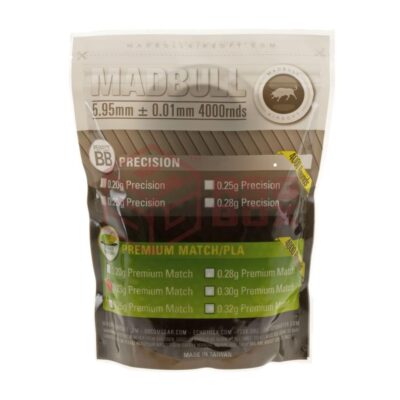 Alternative view of Madbull 0.23g Bio Premium Match Grade PLA 4000rds