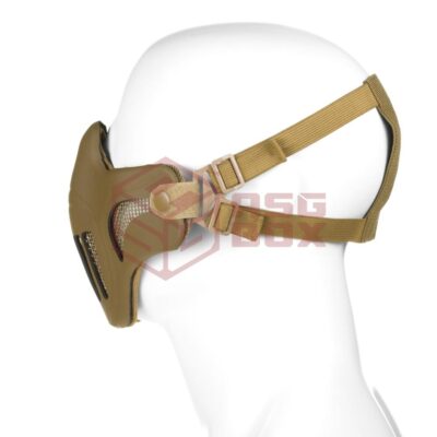 Alternative view of Big Dragon Ghost Recon Mesh Face Mask Desert