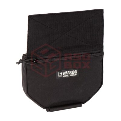 Alternative view of Warrior Drop Down Velcro Utility Pouch Black