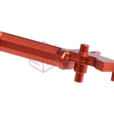 Alternative view of Krytac CMC Flat Trigger Assembly Orange