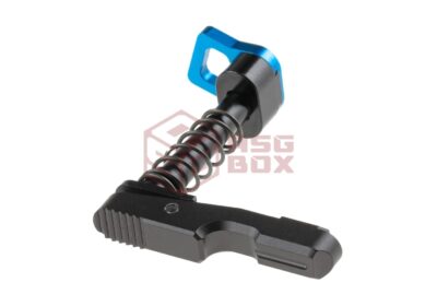 BD Custom M4 CNC Mag Catch Blue - obrazek 3