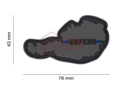 JTG Defend Austria Rubber Patch Multicolor - obrazek 2