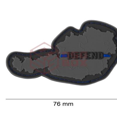 Alternative view of JTG Defend Austria Rubber Patch Multicolor