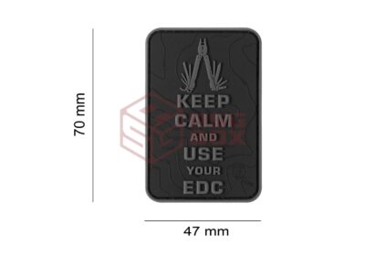 JTG Keep Calm EDC Rubber Patch Blackops - obrazek 2