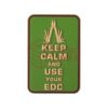 asgbox.pl - Keep Calm EDC Rubber Patch JTG