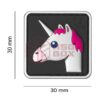 JTG Unicorn Rubber Patch Multicolor OD-TM-10701250000 23896 asgbox.pl