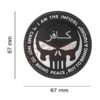 JTG The Infidel Punisher Rubber Patch Multicolor OD-TM-10701450000 23898 asgbox.pl