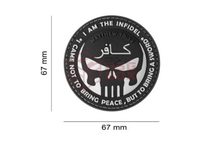 JTG The Infidel Punisher Rubber Patch Multicolor - obrazek 2