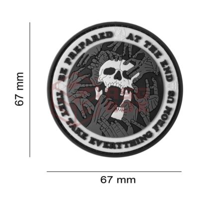 Alternative view of JTG At the End Rubber Patch Multicolor