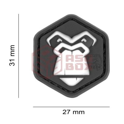 Alternative view of JTG Gorilla Cat Eye Rubber Patch Multicolor