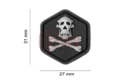 JTG Gorilla Hunter Skull Cat Eye Rubber Patch Multicolor - obrazek 2