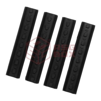 Alternative view of MP Soft Rail Cover Model A for Keymod Black