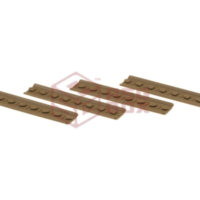 Alternative view of MP Soft Rail Cover Model A for Keymod Dark Earth