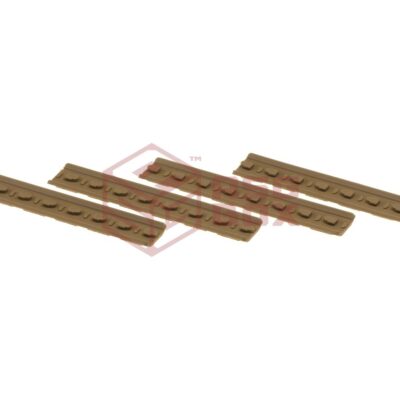 Alternative view of MP Soft Rail Cover Model B for Keymod Dark Earth