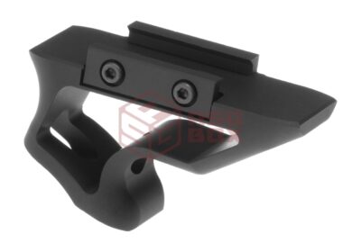Metal CNC Picatinny Short Angled Grip Black