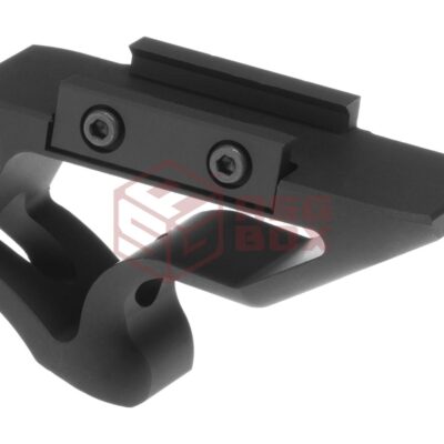 Metal CNC Picatinny Short Angled Grip Black