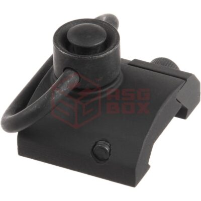 Alternative view of Metal GS Type QD Sling Swivel Rail Mount Black
