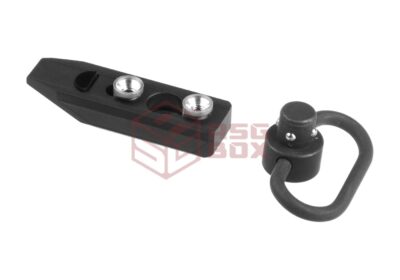 Metal Push Button Sling Mount for Keymod Black - obrazek 5