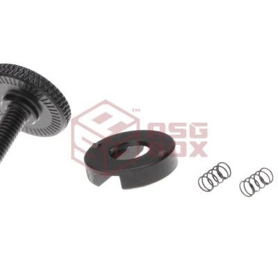 Alternative view of Action Army Amoeba Striker Hop Up Adjusting Wheel Black