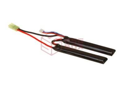VB Power Lipo 7.4V 1000mAh 20C Stock Twin Type Black - obrazek 2