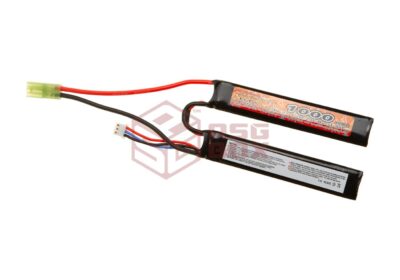 VB Power Lipo 7.4V 1000mAh 20C Stock Twin Type Black - obrazek 3