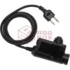 Earmor M51 Tactical PTT ICOM Black OD-TM-10764206000 asgbox.pl