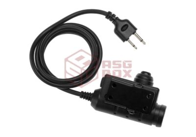 Earmor M51 Tactical PTT ICOM Black - obrazek 2