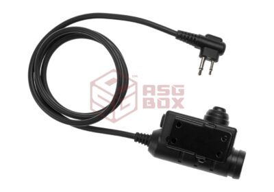 Earmor M51 Tactical PTT Motorola Two Pin Black - obrazek 2