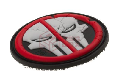 JTG Deathpool Skull Rubber Patch Multicolor - obrazek 3