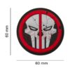 JTG Deathpool Skull Rubber Patch Multicolor OD-TM-10767550000 25365 asgbox.pl