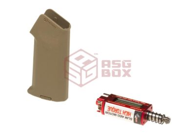 Ares High Torque Slim Motor + Amoeba Slim Pistol Grip Desert - obrazek 2