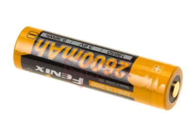 Fenix 18650 Battery 3.7V 2600mAh Black/Red - obrazek 2