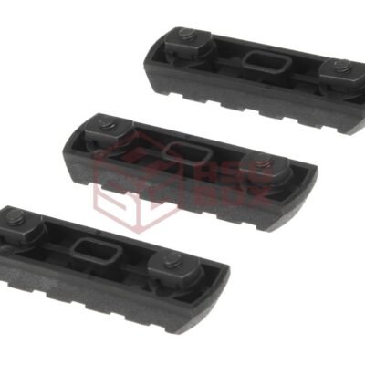 Alternative view of VFC M-Lok Rail Section 5 Slot 3-Pack Black